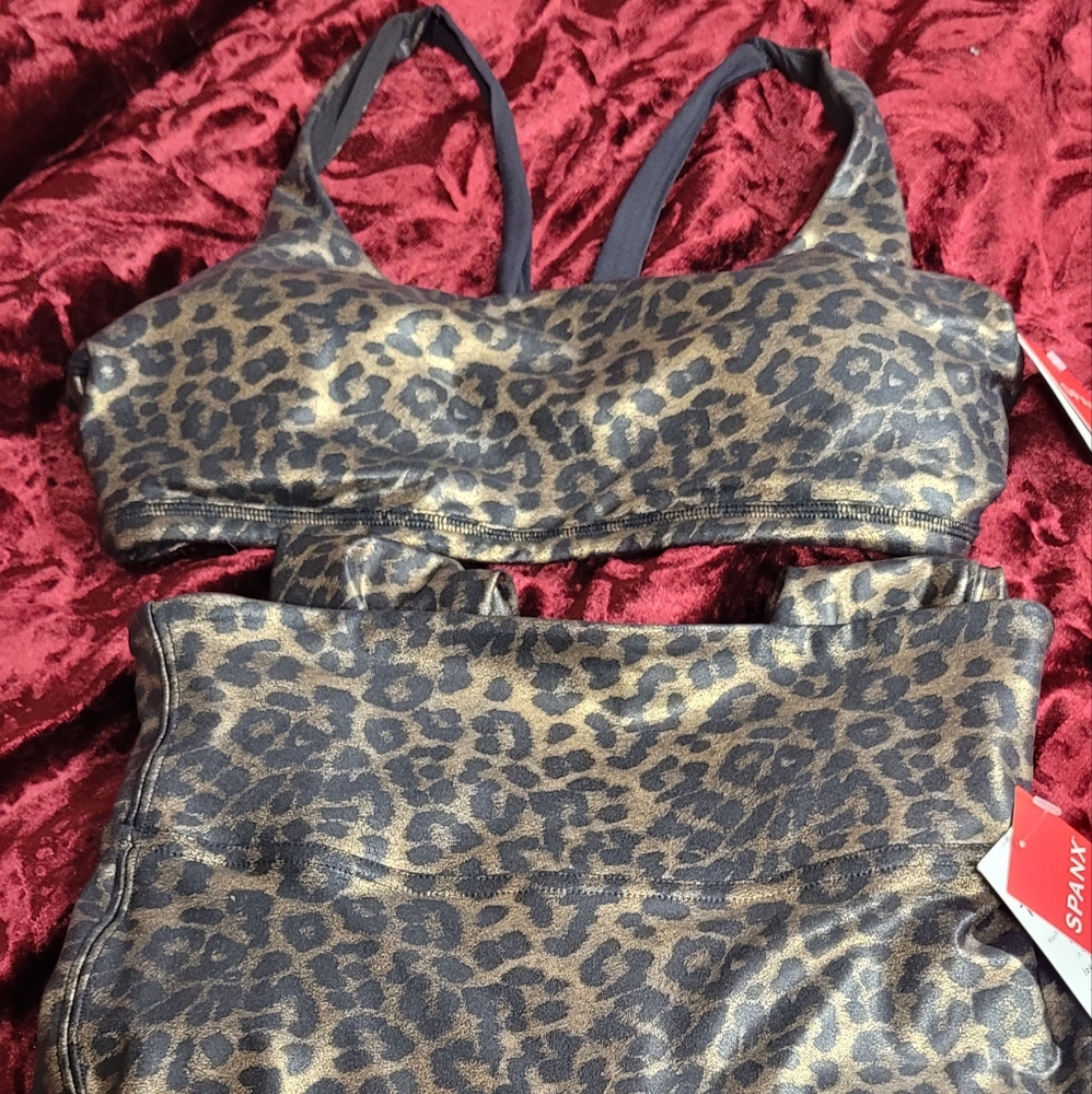 Spanx top and legging